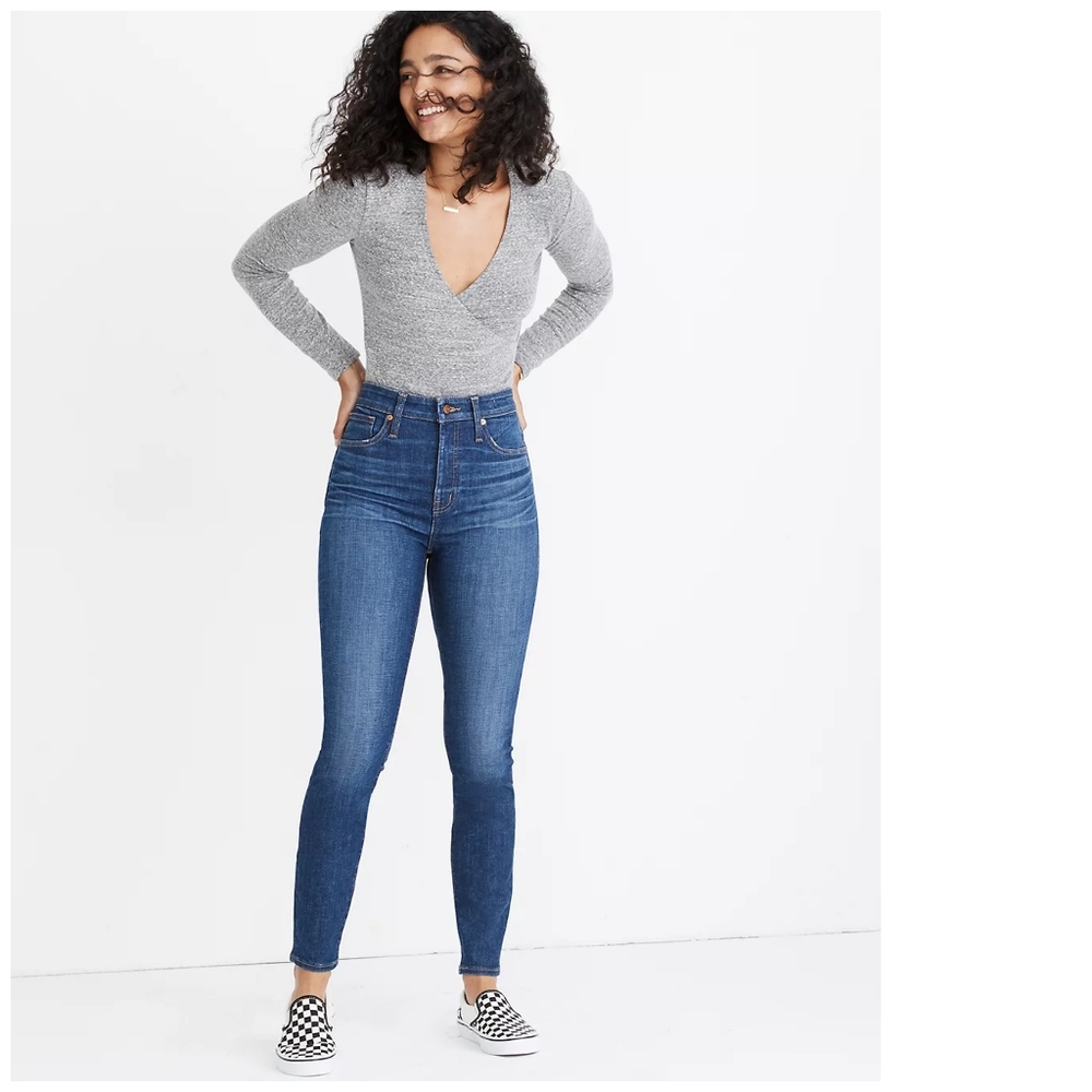 NWOT Madewell Curvy High Rise Skinny